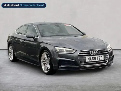 Used Audi A5 Sportback S-Line 150 HP (110 kW) 2019 Grey Hatchback