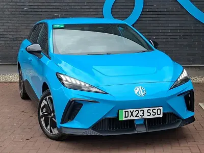 Used MG MG4 EV SE 149 kW (203 HP) 2023 Blue Hatchback