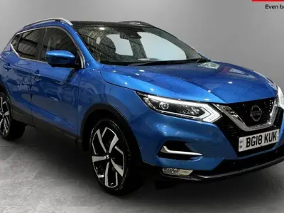 Used Nissan Qashqai Tekna 163 HP (119 kW) 2018 Blue SUV