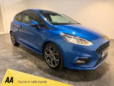 Used Ford Fiesta ST-Line 125 HP (91 kW) 2019 Blue Hatchback