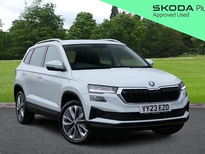 Used Skoda Karoq SE L 147 HP (108 kW) 2023 Moon white metallic SUV