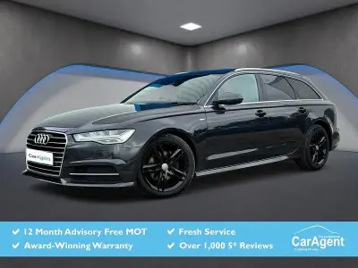 Used Audi A6 S-Line 190 HP (139 kW) 2015 Grey Estate