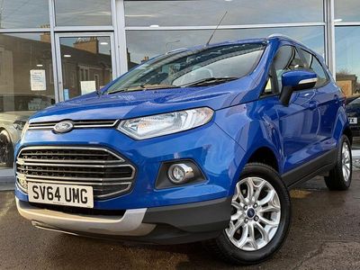 Blue Used 2014 Ford Ecosport Titanium SUV | £4,750 (Fair price)