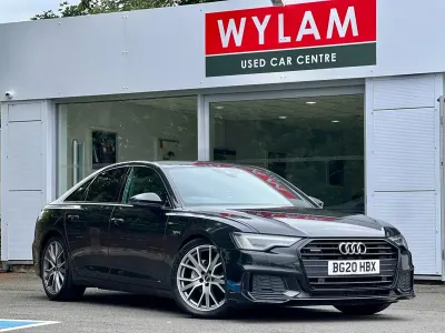 Begagnad Audi A6 Black Edition 204 HK (150 kW) 2020 Grå Sedan
