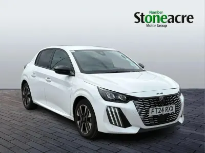 Used Peugeot 208 Allure 101 HP (74 kW) 2024 White Hatchback