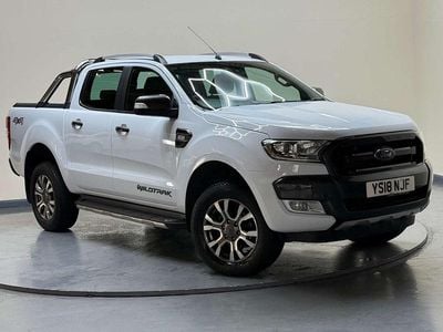 White Used 2018 Ford Ranger Wildtrack Pickup | £13,200 (Fair price)
