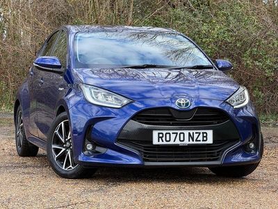 Blue Used 2020 Toyota Yaris Hybrid Design Hatchback | £14,440 (Good price)