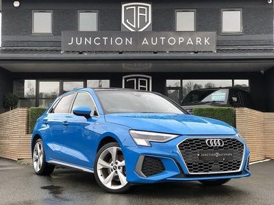 Used Audi A3 e-tron S-Line 2021 Blue Hatchback