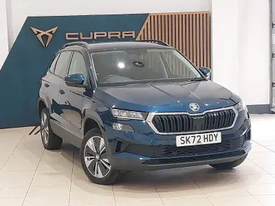 Used Skoda Karoq SE Drive 110 HP (80 kW) 2022 Blue SUV