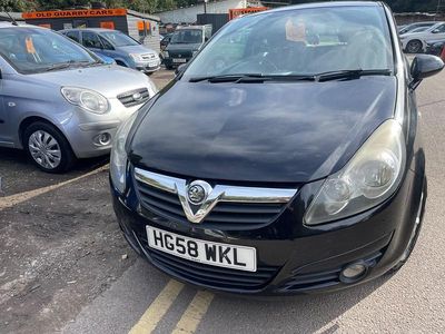 Used Vauxhall Corsa 2009 Black Hatchback