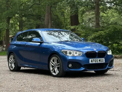 Used BMW 118 M Sport 136 HP (100 kW) 2015 Blue Hatchback