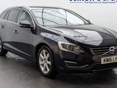 Blue Used 2016 Volvo V60 SE Lux Estate | £11,650 (Fair price)