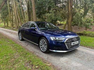 Used Audi A8 S-Line 2018 Blue Sedan