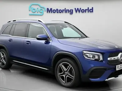 Used Mercedes GLB200 AMG line 163 HP (119 kW) 2022 Blue SUV