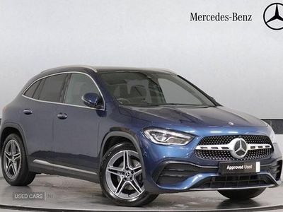 Used Mercedes GLA200 AMG Line Premium 150 HP (110 kW) 2021 Blue SUV