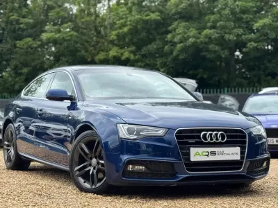 Used Audi A5 S-Line 2016 Blue Coupe