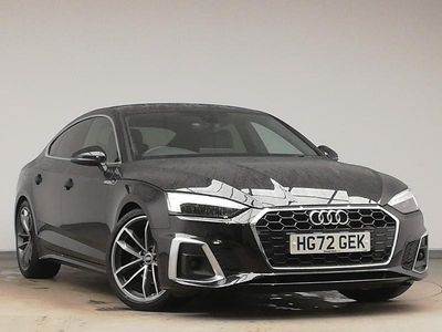Black Used 2022 Audi A5 S-Line Hatchback | £26,298 (Fair price)