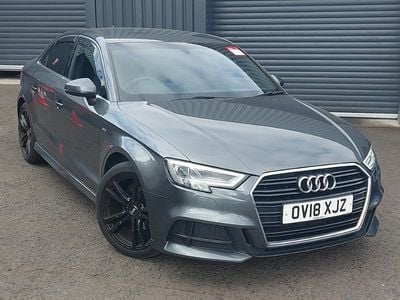 Begagnad Audi A3 S-Line 116 HK (85 kW) 2018 Grå Sedan
