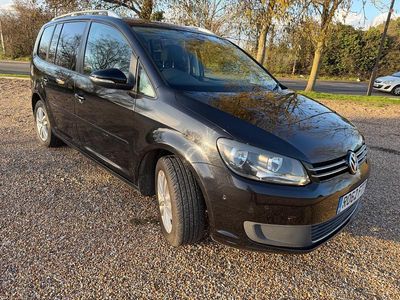 Used VW Touran SE 105 HP (77 kW) 2012 Black MPV