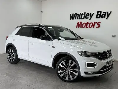 Used VW T-Roc R-line 150 HP (110 kW) 2019 White SUV