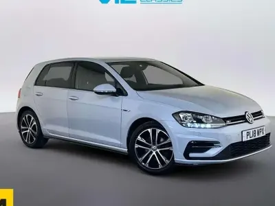 Used VW Golf VII R-line 150 HP (110 kW) 2018 Silver Hatchback