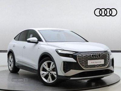 Used Audi Q4 e-tron S-Line 210 kW (286 HP) 2024 White SUV