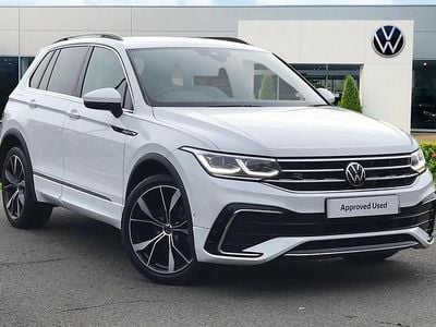 White Used 2023 VW Tiguan R-line SUV | £26,499 (Fair price)
