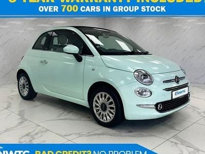 Begagnad Fiat 500C Lounge 69 HK (50 kW) 2017 Grön Cab