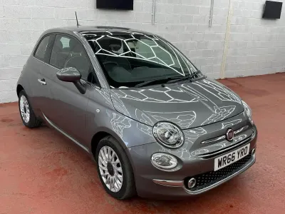 Used Fiat 500 Lounge 69 HP (50 kW) 2016 Grey Hatchback