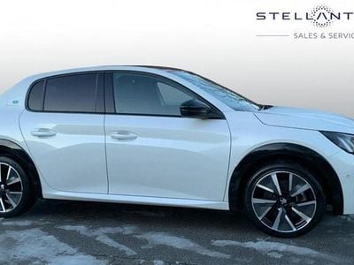 White Used 2021 Peugeot e-208 GT Hatchback | £10,721 (Fair price)
