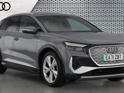 Grey Used 2021 Audi Q4 e-tron S-Line SUV | £22,245 (Fair price)