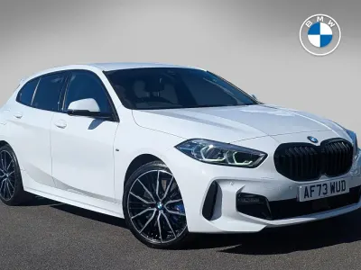 Used BMW 118 M Sport 134 HP (98 kW) 2023 White Hatchback