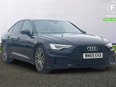 Used Audi A6 Black Edition 204 HP (150 kW) 2019 Blue Sedan