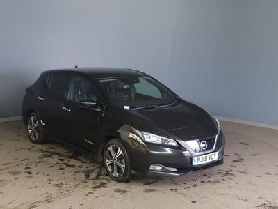 Used Nissan Leaf Tekna 110 kW (150 HP) 2018 Black Hatchback