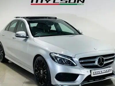 Usado Mercedes C250 AMG line 204 HP (150 kW) 2016 Prateado Sedan