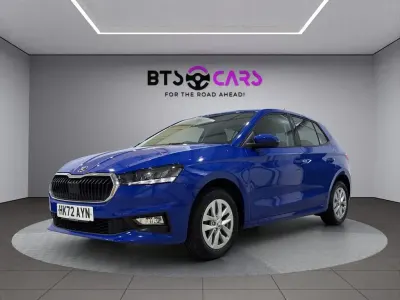 Usado Skoda Fabia Comfort 80 HP (58 kW) 2022 Azul Citadino