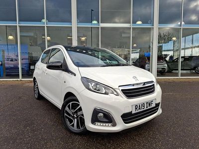 Used Peugeot 108 Allure 71 HP (52 kW) 2019 White Hatchback
