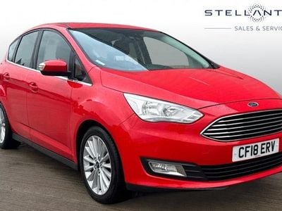 Blue Used 2018 Ford C-MAX Titanium MPV | £8,876 (Fair price)
