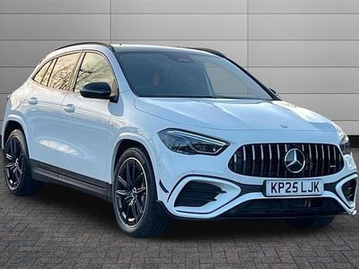 Polar white Used 2025 Mercedes GLA35 AMG Premium Plus SUV | £44,650 (Super price)