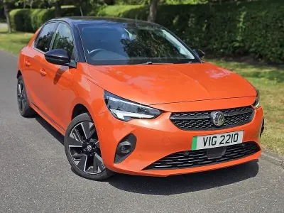Used Vauxhall Corsa-e Elite 100 kW (136 HP) 2020 Orange Hatchback