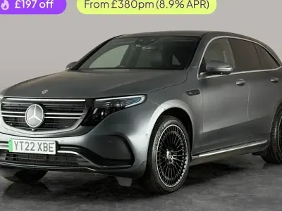 Used Mercedes EQC400 AMG line 300 kW (408 HP) 2022 Grey SUV