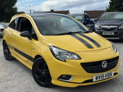 Used Vauxhall Corsa Edition 88 HP (64 kW) 2015 Yellow Hatchback