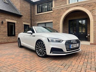 White Used 2017 Audi A5 Cabriolet S-Line Cabriolet | £13,995 (Fair price)