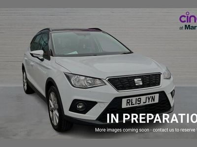 Used Seat Arona SE Technology 95 HP (69 kW) 2019 Nevada white midnight black SUV