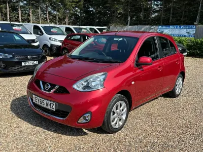 Used Nissan Micra Acenta 80 HP (58 kW) 2015 Red Hatchback