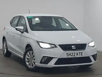 Used Seat Ibiza SE 95 HP (69 kW) 2022 White Hatchback
