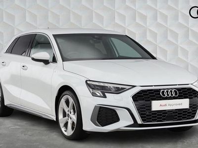 Used Audi A3 Sportback S-Line 2024 White Hatchback