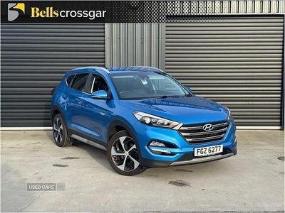 Used Hyundai Tucson Premium 141 HP (103 kW) 2017 Blue SUV