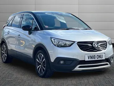 Used Vauxhall Crossland X Elite 98 HP (72 kW) 2018 Silver SUV