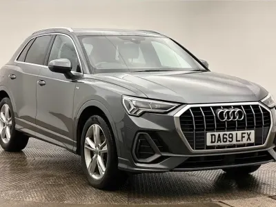 Used Audi Q3 S-Line 150 HP (110 kW) 2019 Daytona grey SUV
